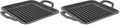 Lodge 11" Cast Iron Square Grill Pan - Chef Collection - Pre-Seasoned Cast Iron Pan - Versatile Cooking - Indoor & Outdoor Use - Incredible Heat Retention (Pack of 2) by Lodge
