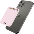 iLodn Magnetic Wallet Compatible with MagSafe for iPhone 17 16 15 14 13 12 Pro Max Air Plus Model, Mag 3 Safe Card Holder Stick on Accessories for Cell Phone & Case, Light Pink by iLodn