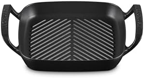 Le Creuset Enameled Cast Iron Square Grill Pan, 10.25" by Unknown