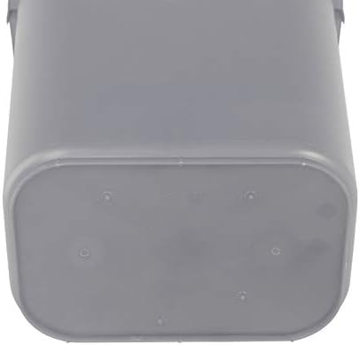 Amazon Basics Lightweight Rectangular Commercial Office Wastebasket, 10 Gallons, Grey - Image 5