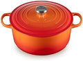 Le Creuset Enameled Cast Iron Round Dutch Oven, 7.25 qt., Flame by Unknown