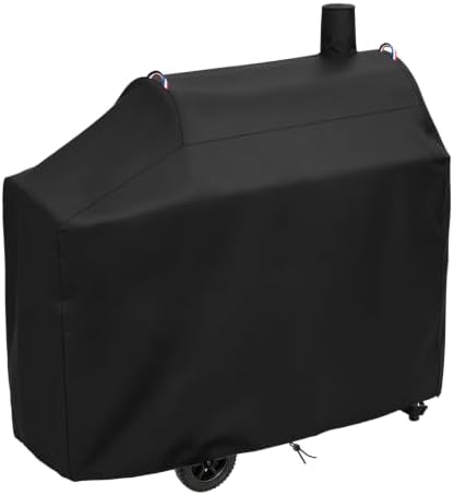 42 Inch Grill Cover for DNKMOR Charcoal Grill with Offset Smoker by Agustone