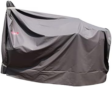 Heavy Duty Grill Cover for Charcoal Offset Smoker Cover, Fade and UV Resistant, Fits Char-Broil, Dyna-Glo, Royal Gourmet, Char-Griller and More Brown - Image 2