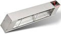 Winco 24" Silver Food Heat Lamp Strip Heater with Undermount Brackets by Winco