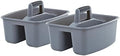 Mighty Tuff Rough and Rugged All-Purpose Cleaning Caddy, Grey/Black 2 Count (CD0170) by MightyTuff