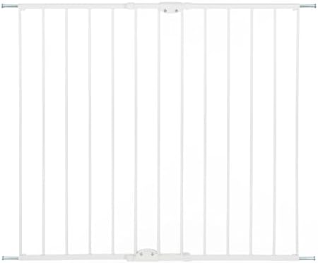 Toddleroo Easy Swing & Lock Baby Gate for Top of Stairs: 36" Tall, White - Image 2