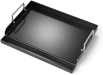 17 x 13 Inch Flat Top Cast Iron Griddle for Gas Grill Griddle by Unknown