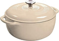 Lodge Essential Enamel Cast Iron Dutch Oven, 3 Quart, Sandalwood by Lodge