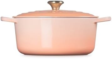 Le Creuset Enameled Cast Iron Round Dutch Oven, 5.5 qt., Peche - Image 2