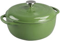 Lodge Essential Enamel Cast Iron Dutch Oven, 6 Quart, Spruce by Lodge