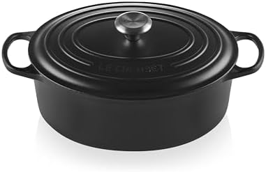 Le Creuset Enameled Cast Iron Oval Dutch Oven, 6.75 qt., Licorice by Unknown