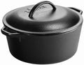 Lodge Cast Iron Dutch Oven with Loop Handle, Oven-Safe, 5 Quart by Lodge