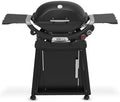 Weber Q 2800N+ Liquid Propane Grill with Stand, Midnight Black – Wide 250°–700°F Temp Range with Plus Burner for Searing, Low‑Temp Roasting & High-Dome Lid by Unknown