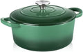 TeamFar Enameled Cast Iron Dutch Oven - 3QT Small Dutch Oven Pot with Lid by TeamFar