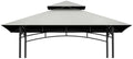 5' x 8' Grill Gazebo Replacement Top, Gray Canopy Top Cover Only by COVBOARD