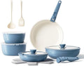Redchef Ceramic Cookware Set 16 Pcs, Removable Nonstick Pots and Pans Set by Redchef
