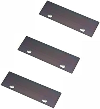 Grill and Griddle Scraper Replacement Blades - 3 Pack or 6 Pack - Fits Nemco 55825 and Most Commercial Kitchen Grill Scrapers / Cleaners. Keep your Flat Top Clean - Cozzini Cutlery Imports (3 Pack) by Unknown