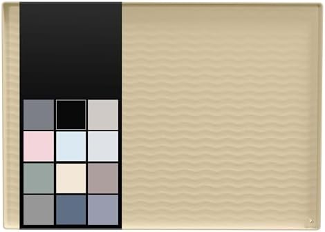 URMONA 31'' x 22'' Waterproof Silicone Under Sink Mat Cabinet and Counter Protector, Shelf Liner for Kitchen and Bathroom, Storage and Organizers, Litter Mat, Pet Cat Puppy Essentials(Light Khaki) by URMONA