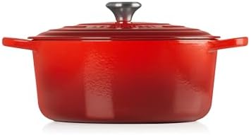 Le Creuset Enameled Cast Iron Round Dutch Oven, 7.25 qt., Cerise - Image 4