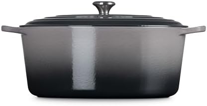 Le Creuset Enameled Cast Iron Oval Dutch Oven, 15.5 qt., Oyster - Image 4