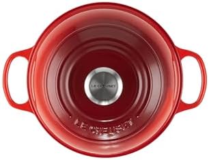 Le Creuset Enameled Cast Iron Round Bread Oven, 9.5 inch, Cerise - Image 2