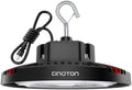 CINOTON 160W UFO LED High Bay Light, Aluminum LED Shop Lights with 24000LM, 5000K Commercial Bay Lighting for Warehouse Garage Workshop Factory, 6' Cable & Safety Rope, ETL Listed 1 Pack by CINOTON