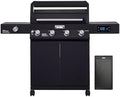 Monument Grills Denali Series, 4-Burner Liquid Propane Gas Smart bbq Grill Denali 425 with Cooking Plate(2 Items) by MonumentGrills