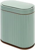 ELPHECO Bathroom Trash Can with Automatic Lid, 2 Gallon, Sage Green Gold by ELPHECOUSA