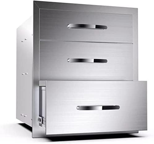 Outdoor Kitchen Drawers 16"W x 21"H x 23"D Stainless Steel Built-in by YourFriends