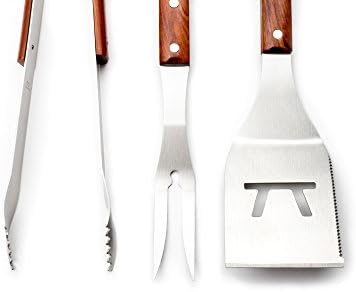 Outset QB00 BBQ, 1 EA, Rosewood 3 Piece Tool Set - Image 2