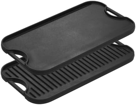 Lodge Pro-Grid Reversible Grill/Griddle, PFAS-Free, 20 x 10.5 Inches by Lodge