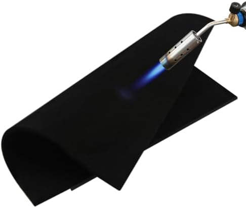 Welding Blanket Fireproof – Matace Carbon Felt Soldering Mat & Pad, 5mm Flame Retardant Fabric, Heat Shield for Brazing, Stove Wick, Automotive Repair, HVAC Plumbing - 12x14 Inch, 2 Pack, Black by MataceCarpet