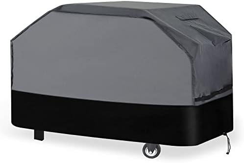 600D Oxford Heavy Duty BBQ Grill Cover 65Wx26Dx45H, Water Resistant by Waykea