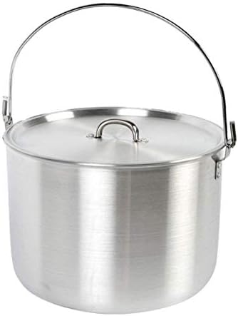 AceCamp Nested Pot Aluminum Lightweight Cooking Pot Set Outdoor Large Stock with lid and folding handle - 4L,8L,12L by AceCamp