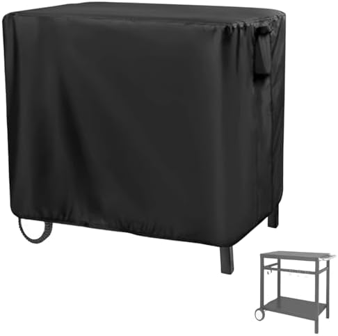 Prep Table Cover 41" for Royal Gourmet Double-Shelf Movable Cart Table by Andacar