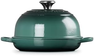 Le Creuset Enameled Cast Iron Round Bread Oven, 9.5 inch, Artichaut - Image 4