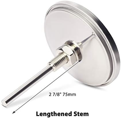 BBQ Thermometer Gauge, 2 Pack, 3 3/16 inch Large Dial Temp Gauge - Image 3