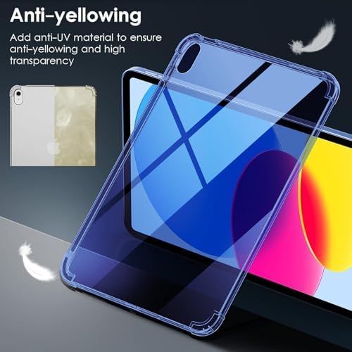 Clear Blue Case for iPad (A16) 11th/10th Gen 11/10.9 inch 2025/2022 - Image 3