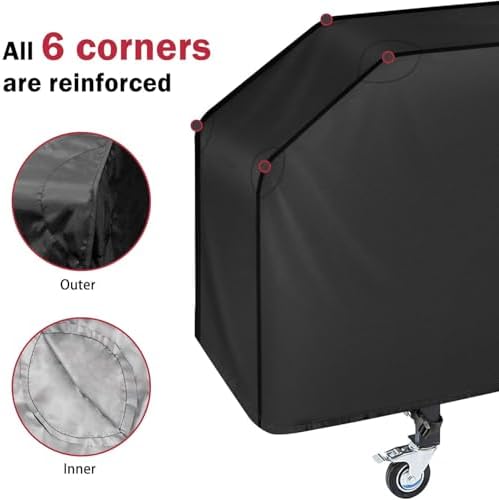 iCOVER 36 inch Griddle Cover for Blackstone, Waterproof Flat Top Grill Cover, Fits Camp Chef, Blackstone 1528 & 4 Burner Griddle - Image 6