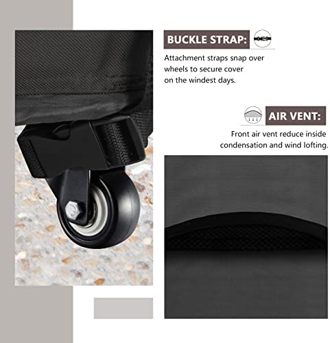 ULTCOVER Waterproof BBQ Grill Cover, 64 inch, Black - Image 5