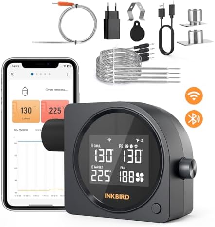 5G Wi-Fi & Bluetooth BBQ Temperature Controller, by Inkbird