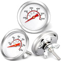 Frienda 3 Pack Charcoal Grill Thermometer Gauge for BBQ Smoker,Simple by Frienda