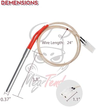 AC Hot Rod/Grill Igniter Replacement for Traeger, Pit Boss, Camp Chef, Z-Grills, Oklahoma JOES Rider and Nexgrill Wood Pellet Grill Models by Meatender - Image 3