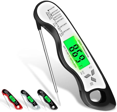 Cooking Thermometer，IP67 Waterproof Meat Thermometer Digital by Unknown