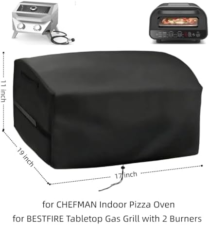 Pizza Oven Cover for BESTFIRE Gas Grill 2 Burner,for CHEFMAN Pizza Oven - Image 2