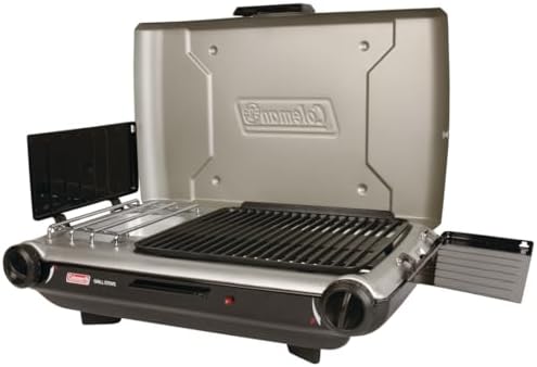 Coleman Tabletop 2-in-1 Grill & Stove, 2 Adjustable Burners, 20,000 BTUs - Image 2