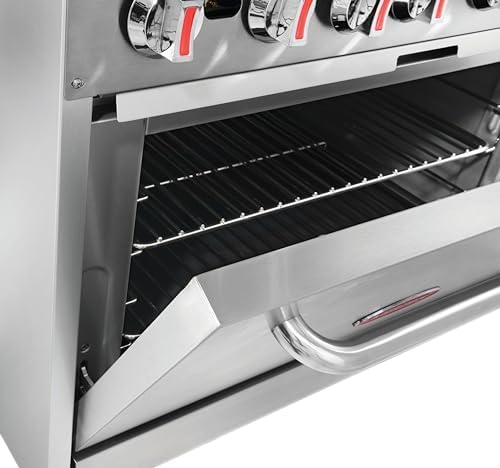 Kratos 36" Commercial Gas Range & Oven, 6 Burners and Full Size Oven - Image 6