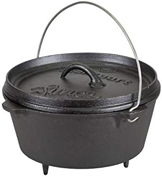 Stansport Pre-Seasoned Cast Iron Dutch Oven by Stansport