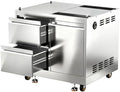 BODEGA Outdoor Kitchen Cabinets for Built-in BBQ Grill with 2 Drawers and Propane Tank Storage, Stainless Steel Outdoor Kitchen Drawer Suitable for 30 Inch Propane Grills. by BODEGA