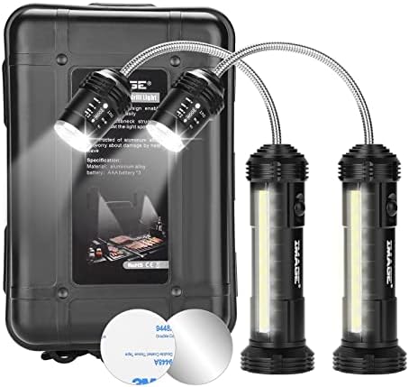 IMAGE Magnetic Grill Lights, Flexible BBQ Light Gifts for Men Dad, 2-Pack by IMAGE